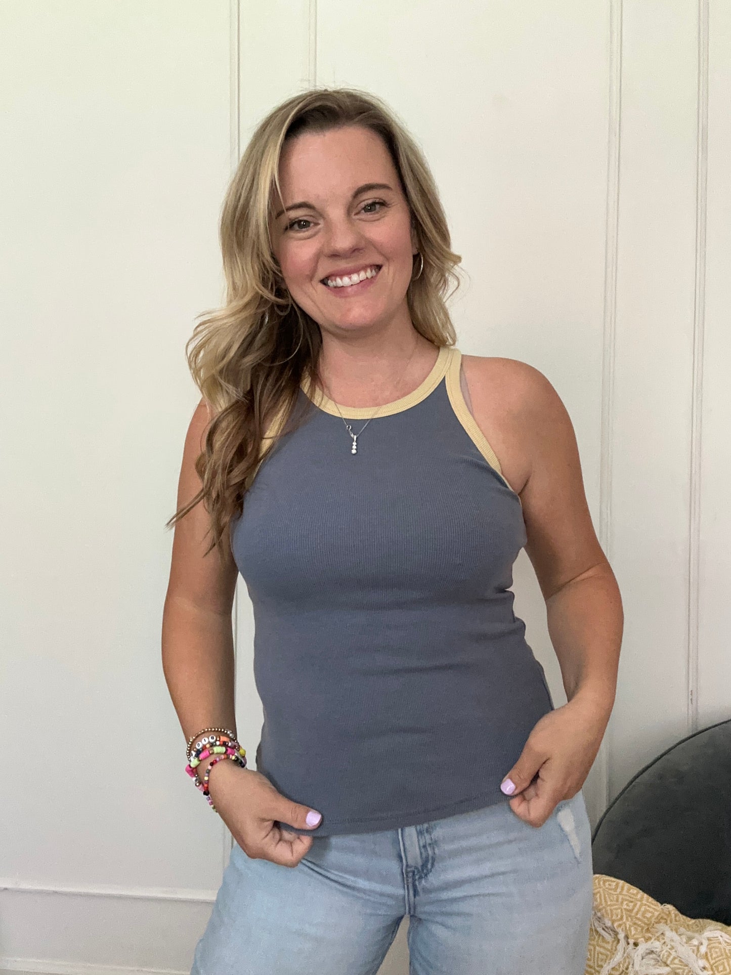Blue Hens Ribbed Tank