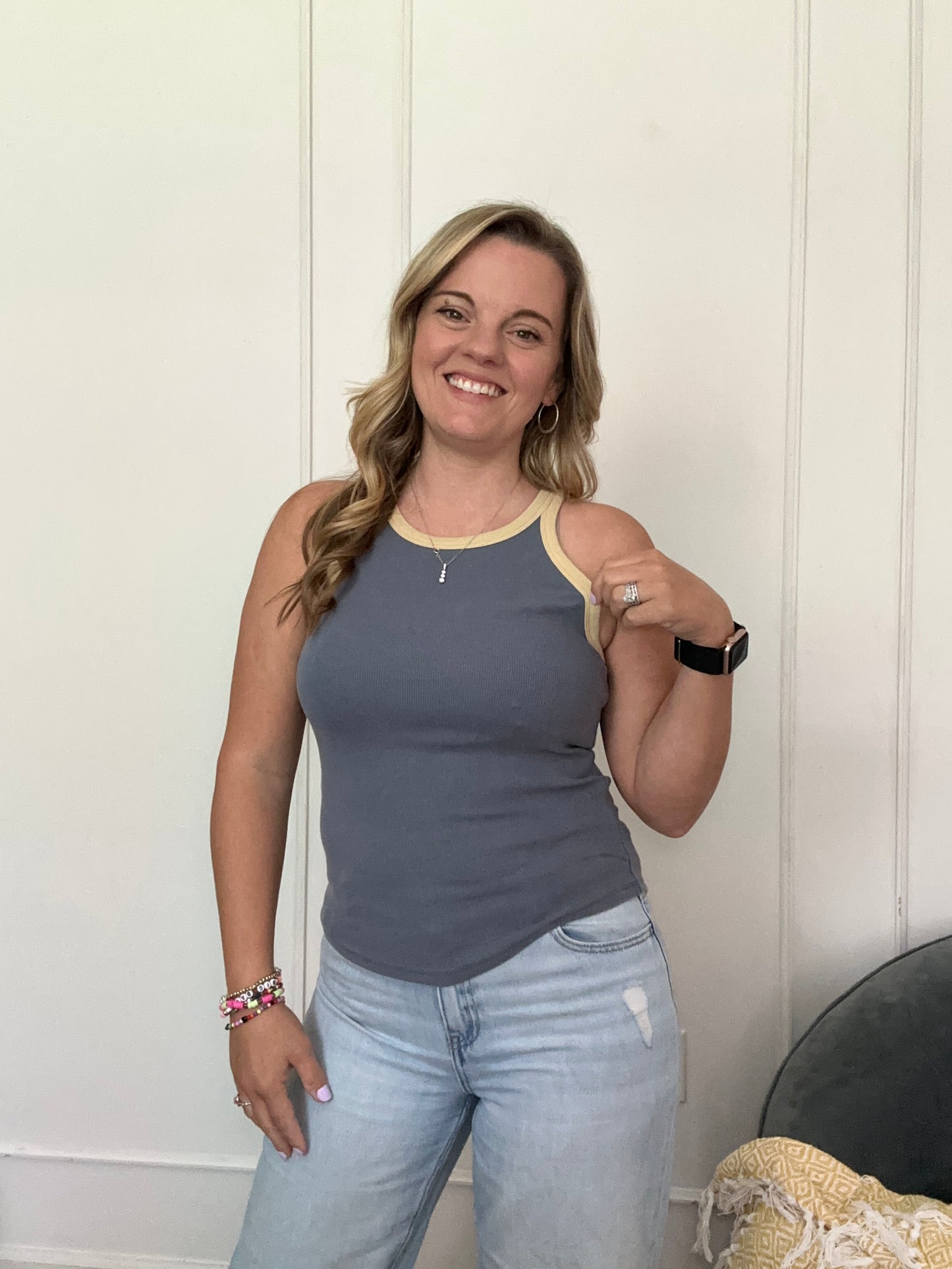 Blue Hens Ribbed Tank