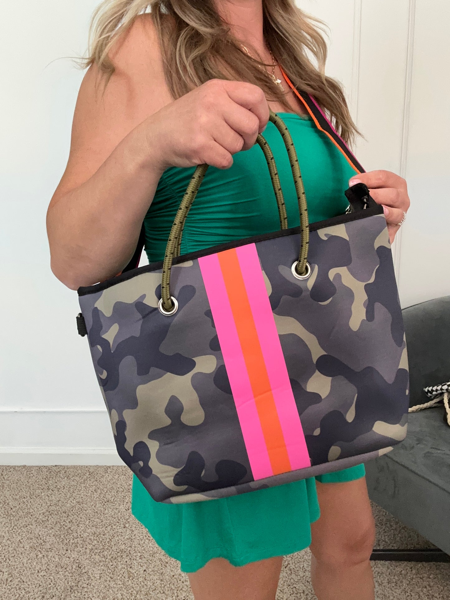 Camo Craze Mini Tote Crossbody Bag