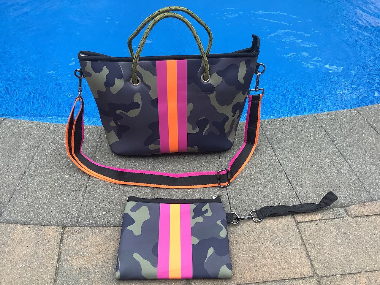 Camo Craze Mini Tote Crossbody Bag
