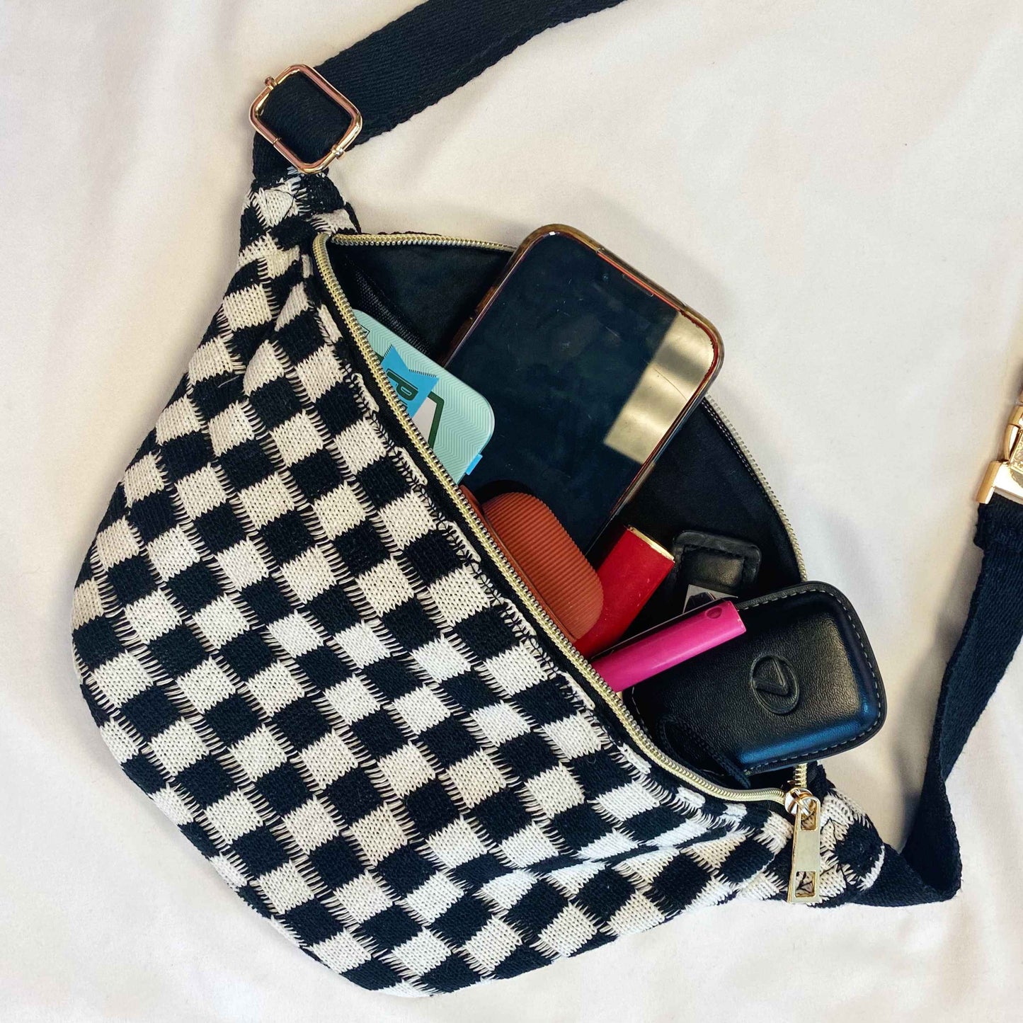 Checks Out Belt Bag