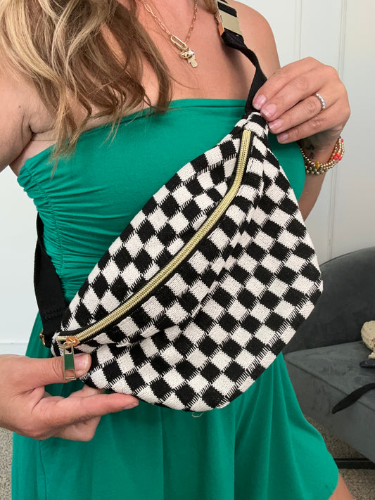 Checks Out Belt Bag