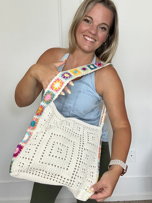 Cross My Mind Crochet Bag